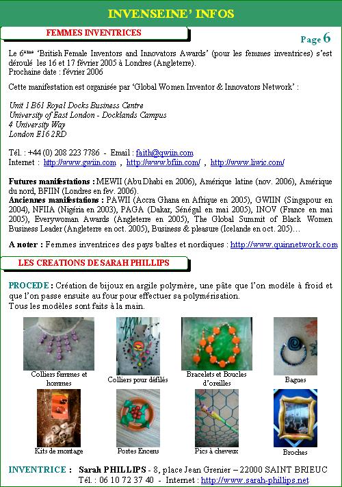 Magazine d'automne 2005  -  page 6