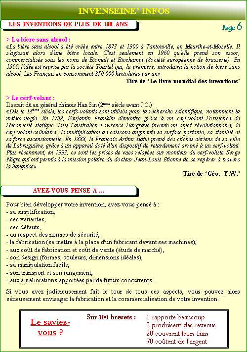 Magazine de printemps 2002  -  page 6